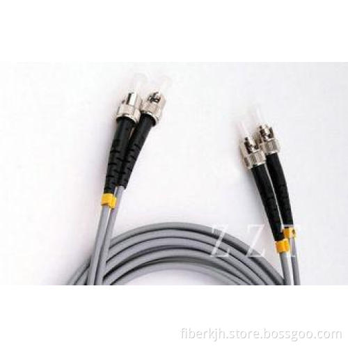 Highly Security ST Fiber Optic Patch Cord armored , Optical